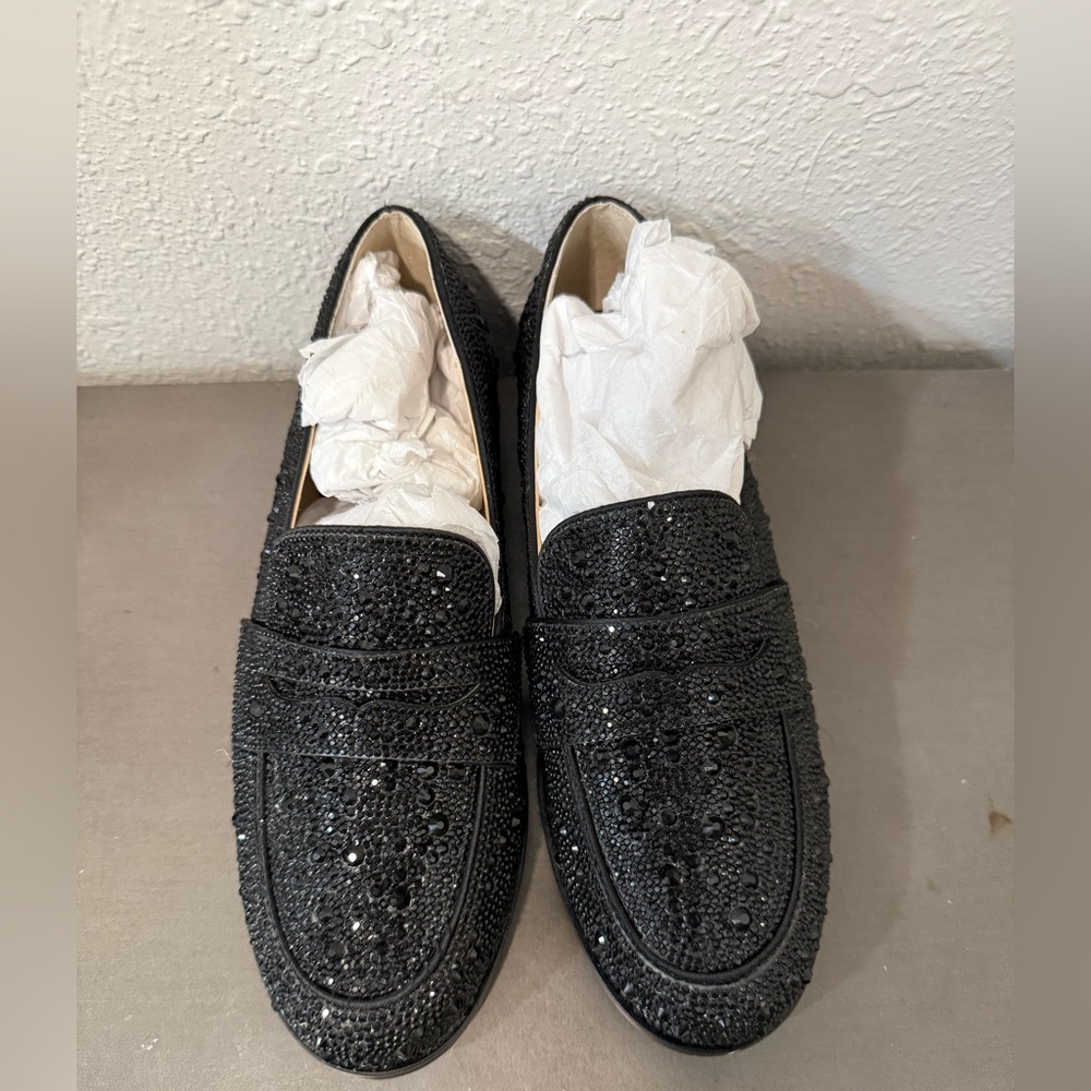 Betsey Johnson Aron Black loafers Sz 6.5